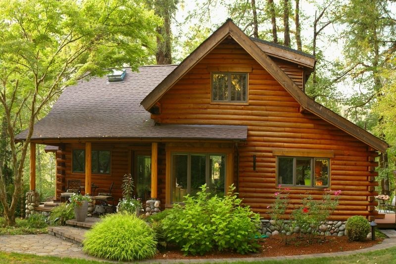 Non-standard construction log cabin - A-Plan Insurance