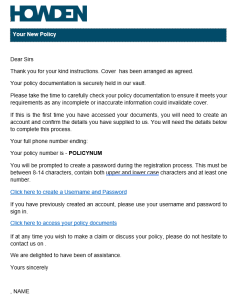 How to access our Secure Document Portal | Howden Insurance