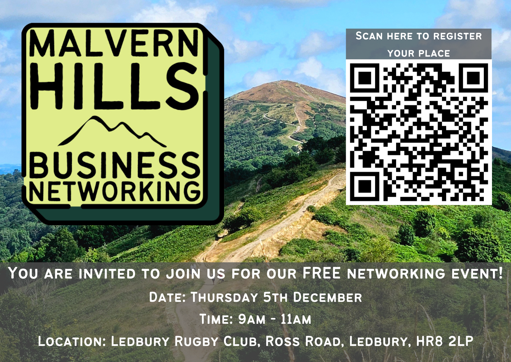 Malvern Hills Business Networking: Free Networking December