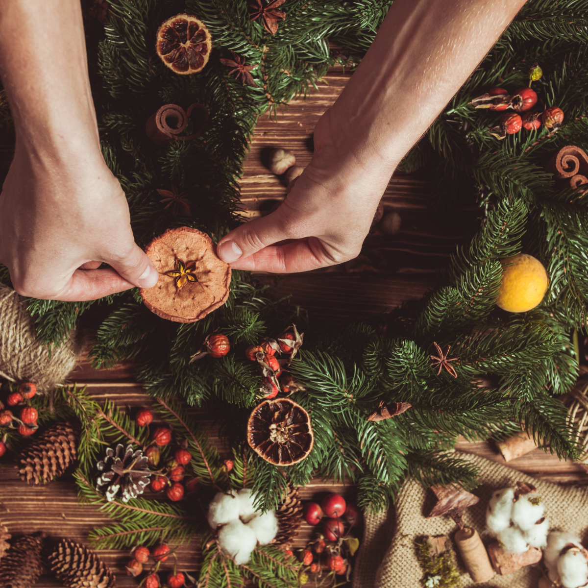 Festive wreath-making workshop with Learn to Love to Read